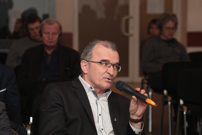 Wykład prof. Winfrieda Nerdingera „Architektura narodowego socjalizmu w Niemczech” – 27 marca 2018. Fot. Piotr Życieński (IPN)