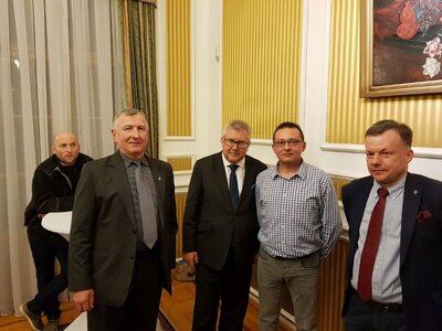 Spotkanie z autorami albumu o gen. Józefie Hallerze w ramach Przystanku Historia IPN w Brukseli w Ambasadzie RP