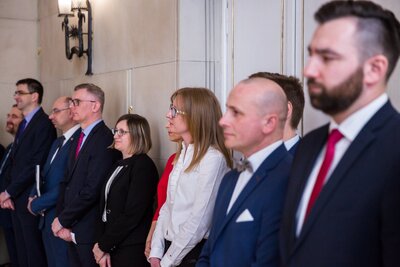 Uroczystość wręczenia certyfikatu UNESCO „Pamięć Świata” – 4 kwietnia 2018. Fot. Sławek Kasper (IPN)