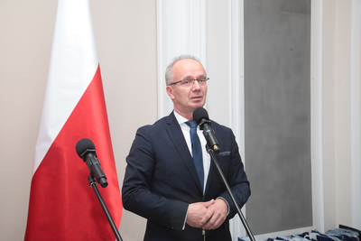 Finał pierwszej edycji projektu edukacyjnego „Łączka oraz inne miejsca poszukiwań" w Belwederze. Fot. Piotr Życieński (IPN)