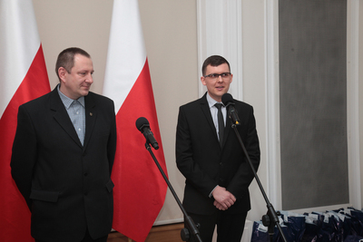 Finał pierwszej edycji projektu edukacyjnego „Łączka oraz inne miejsca poszukiwań" w Belwederze. Fot. Piotr Życieński (IPN)