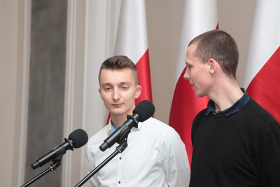 Finał pierwszej edycji projektu edukacyjnego „Łączka oraz inne miejsca poszukiwań" w Belwederze. Fot. Piotr Życieński (IPN)