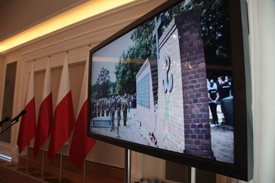 Finał pierwszej edycji projektu edukacyjnego „Łączka oraz inne miejsca poszukiwań" w Belwederze. Fot. Piotr Życieński (IPN)