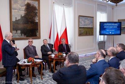 „Wznoszenie zrębów państwa” – siódma debata belwederska historyków – Warszawa, 5 kwietnia 2018. Fot. Marcin Jurkiewicz