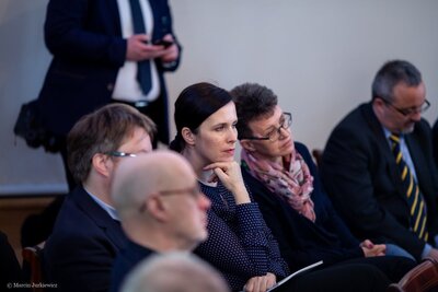 „Wznoszenie zrębów państwa” – siódma debata belwederska historyków – Warszawa, 5 kwietnia 2018. Fot. Marcin Jurkiewicz