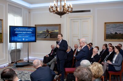 „Wznoszenie zrębów państwa” – siódma debata belwederska historyków – Warszawa, 5 kwietnia 2018. Fot. Marcin Jurkiewicz