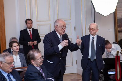 „Wznoszenie zrębów państwa” – siódma debata belwederska historyków – Warszawa, 5 kwietnia 2018. Fot. Marcin Jurkiewicz