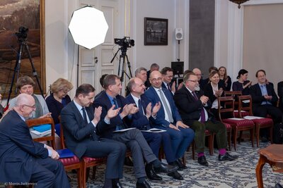 „Wznoszenie zrębów państwa” – siódma debata belwederska historyków – Warszawa, 5 kwietnia 2018. Fot. Marcin Jurkiewicz