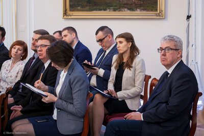 „Wznoszenie zrębów państwa” – siódma debata belwederska historyków – Warszawa, 5 kwietnia 2018. Fot. Marcin Jurkiewicz