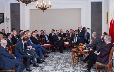 „Wznoszenie zrębów państwa” – siódma debata belwederska historyków – Warszawa, 5 kwietnia 2018. Fot. Marcin Jurkiewicz