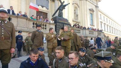 XI Katyński Marsz Cieni w Warszawie. Fot. Marcin Jurkiewicz (IPN)