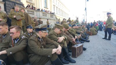 XI Katyński Marsz Cieni w Warszawie. Fot. Marcin Jurkiewicz (IPN)