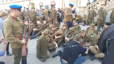 XI Katyński Marsz Cieni w Warszawie. Fot. Marcin Jurkiewicz (IPN)