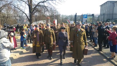 XI Katyński Marsz Cieni w Warszawie. Fot. Marcin Jurkiewicz (IPN)