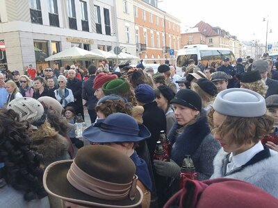 XI Katyński Marsz Cieni w Warszawie. Fot. Marcin Jurkiewicz (IPN)