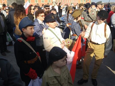 XI Katyński Marsz Cieni w Warszawie. Fot. Marcin Jurkiewicz (IPN)