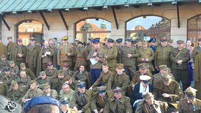 XI Katyński Marsz Cieni w Warszawie. Fot. Marcin Jurkiewicz (IPN)