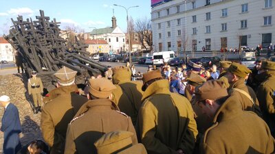 XI Katyński Marsz Cieni w Warszawie. Fot. Marcin Jurkiewicz (IPN)