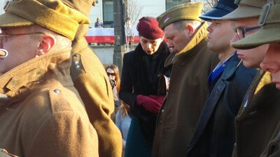 XI Katyński Marsz Cieni w Warszawie. Fot. Marcin Jurkiewicz (IPN)