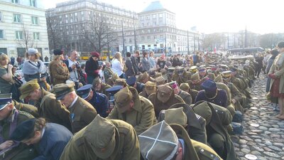 XI Katyński Marsz Cieni w Warszawie. Fot. Marcin Jurkiewicz (IPN)