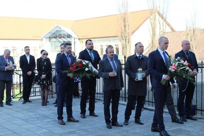 Uroczystości upamiętniające ofiary katastrofy smoleńskiej – Wieliczka, 10 kwietnia 2018. Fot. Janusz Ślęzak (IPN)