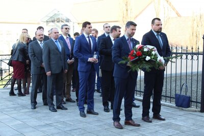 Uroczystości upamiętniające ofiary katastrofy smoleńskiej – Wieliczka, 10 kwietnia 2018. Fot. Janusz Ślęzak (IPN)