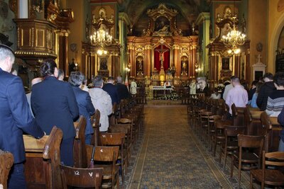 Msza w intencji śp. Janusza Kurtyki w Krakowie – 10 kwietnia 2018. Fot. Janusz Ślęzak (IPN)