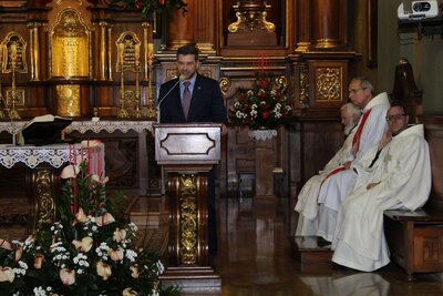 Msza w intencji śp. Janusza Kurtyki w Krakowie – 10 kwietnia 2018. Fot. Janusz Ślęzak (IPN)