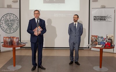 Premiera drugiego tomu „Mordu w Lesie Katyńskim”. Konferencja prasowa IPN – 11 kwietnia 2018. Fot. Marcin Jurkiewicz