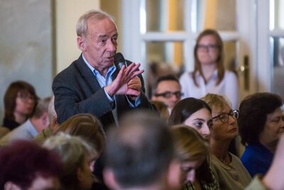 Reakcje Polaków wobec Żydów podczas Holokaustu – debata z udziałem IPN i Centrum Badań nad Zagładą Żydów – Warszawa, 11 kwietnia 2018. Fot. Sławek Kasper (IPN)