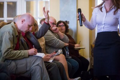 Reakcje Polaków wobec Żydów podczas Holokaustu – debata z udziałem IPN i Centrum Badań nad Zagładą Żydów – Warszawa, 11 kwietnia 2018. Fot. Sławek Kasper (IPN)