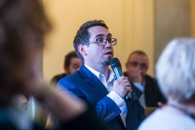 Reakcje Polaków wobec Żydów podczas Holokaustu – debata z udziałem IPN i Centrum Badań nad Zagładą Żydów – Warszawa, 11 kwietnia 2018. Fot. Sławek Kasper (IPN)