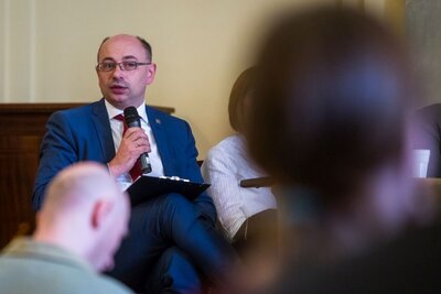 Reakcje Polaków wobec Żydów podczas Holokaustu – debata z udziałem IPN i Centrum Badań nad Zagładą Żydów – Warszawa, 11 kwietnia 2018. Fot. Sławek Kasper (IPN)