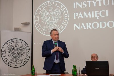 Konferencja „Świadectwa i świadkowie. Zbrodnia katyńska 1940 r.” – Warszawa, 12 kwietnia 2018. Fot. Marcin Jurkiewicz