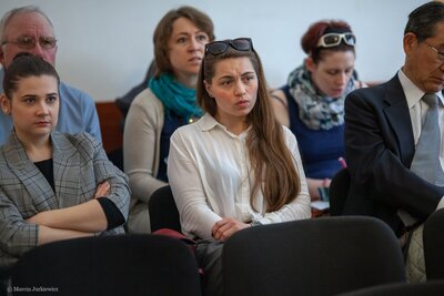 Konferencja „Świadectwa i świadkowie. Zbrodnia katyńska 1940 r.” – Warszawa, 12 kwietnia 2018. Fot. Marcin Jurkiewicz