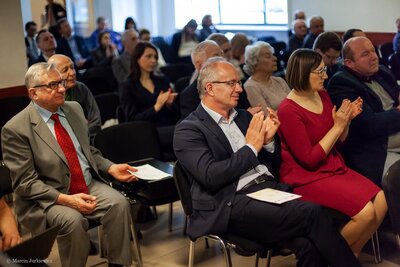 Konferencja „Świadectwa i świadkowie. Zbrodnia katyńska 1940 r.” – Warszawa, 12 kwietnia 2018. Fot. Marcin Jurkiewicz