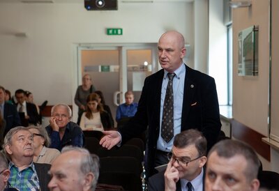 Konferencja „Świadectwa i świadkowie. Zbrodnia katyńska 1940 r.” – Warszawa, 12 kwietnia 2018. Fot. Marcin Jurkiewicz