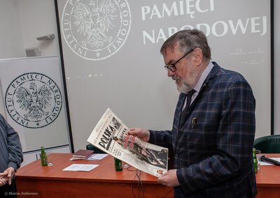 Konferencja „Świadectwa i świadkowie. Zbrodnia katyńska 1940 r.” – Warszawa, 12 kwietnia 2018. Fot. Marcin Jurkiewicz