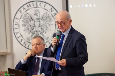 Konferencja „Świadectwa i świadkowie. Zbrodnia katyńska 1940 r.” – Warszawa, 12 kwietnia 2018. Fot. Marcin Jurkiewicz