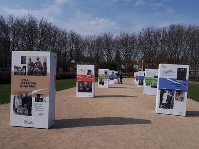 Wernisaż wystawy „Świat zgładzony w Katyniu” w Szczecinie, 13 kwietnia 2018. Fot. Magdalena Ruczyńska (IPN)