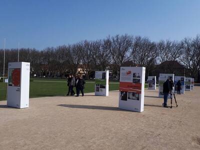 Wernisaż wystawy „Świat zgładzony w Katyniu” w Szczecinie, 13 kwietnia 2018. Fot. Magdalena Ruczyńska (IPN)