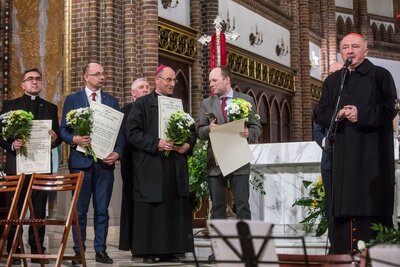 Gala wręczenia Nagrody Stowarzyszenia Wydawców Katolickich FENIKS – Warszawa, 14 kwietnia 2018. Fot. Sławek Kasper (IPN)