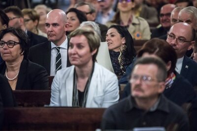 Gala wręczenia Nagrody Stowarzyszenia Wydawców Katolickich FENIKS – Warszawa, 14 kwietnia 2018. Fot. Sławek Kasper (IPN)