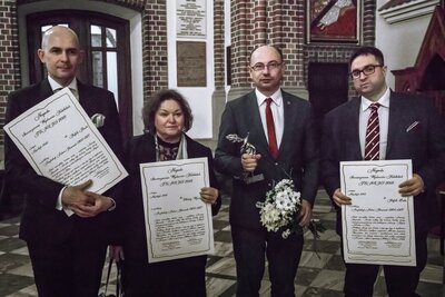 Gala wręczenia Nagrody Stowarzyszenia Wydawców Katolickich FENIKS – Warszawa, 14 kwietnia 2018. Fot. Sławek Kasper (IPN)