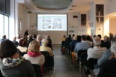 Spotkanie poświęcone bł. ks. Jerzemu Popiełuszce oraz NSZZ „Solidarność” Huty Warszawa – Warszawa, 17 kwietnia 2018. Fot. Aleksandra Wierzchowska (IPN)