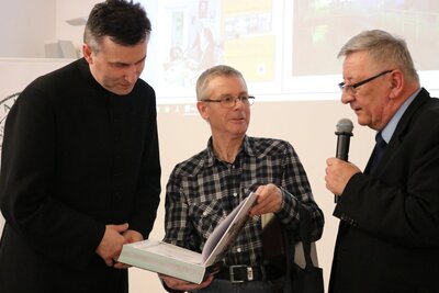 Spotkanie poświęcone bł. ks. Jerzemu Popiełuszce oraz NSZZ „Solidarność” Huty Warszawa – Warszawa, 17 kwietnia 2018. Fot. Aleksandra Wierzchowska (IPN)