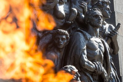 Obchody 75. rocznicy powstania w getcie warszawskim - 19 kwietnia 2018. Fot. Sławek Kasper (IPN)