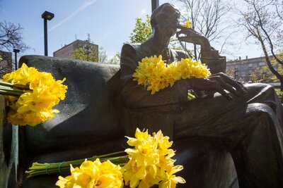 Obchody 75. rocznicy powstania w getcie warszawskim - 19 kwietnia 2018. Fot. Sławek Kasper (IPN)