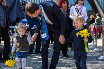 Obchody 75. rocznicy powstania w getcie warszawskim - 19 kwietnia 2018. Fot. Sławek Kasper (IPN)