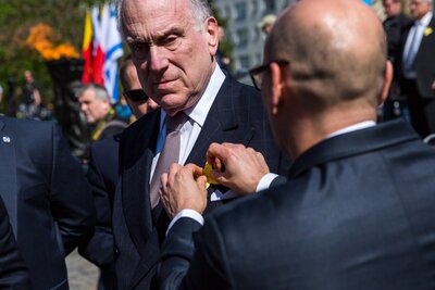 Obchody 75. rocznicy powstania w getcie warszawskim - 19 kwietnia 2018. Fot. Sławek Kasper (IPN)